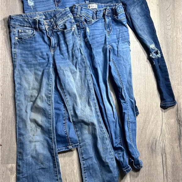 Jordache Other - Girl Blue Jeans Bundle Set 4 Blue Jeans Size-8/10 (3)Jordache And (1) Wonder
